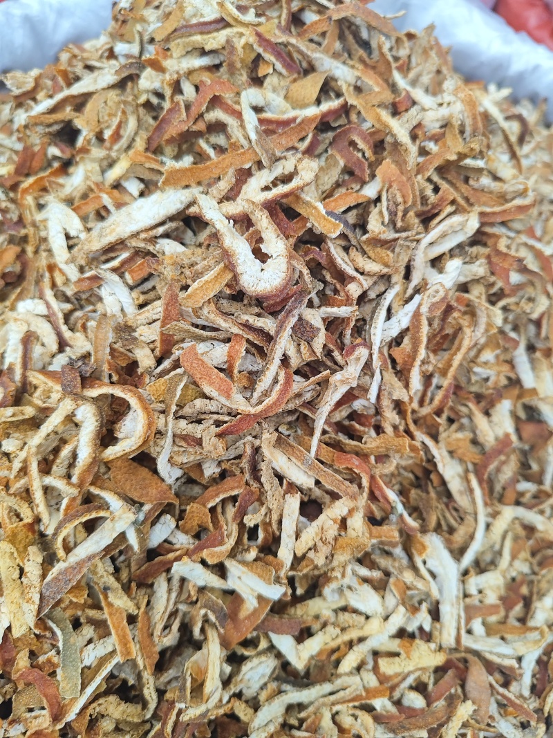 陈皮无硫陈皮丝三花陈皮味正颜色好橘子皮大货供应