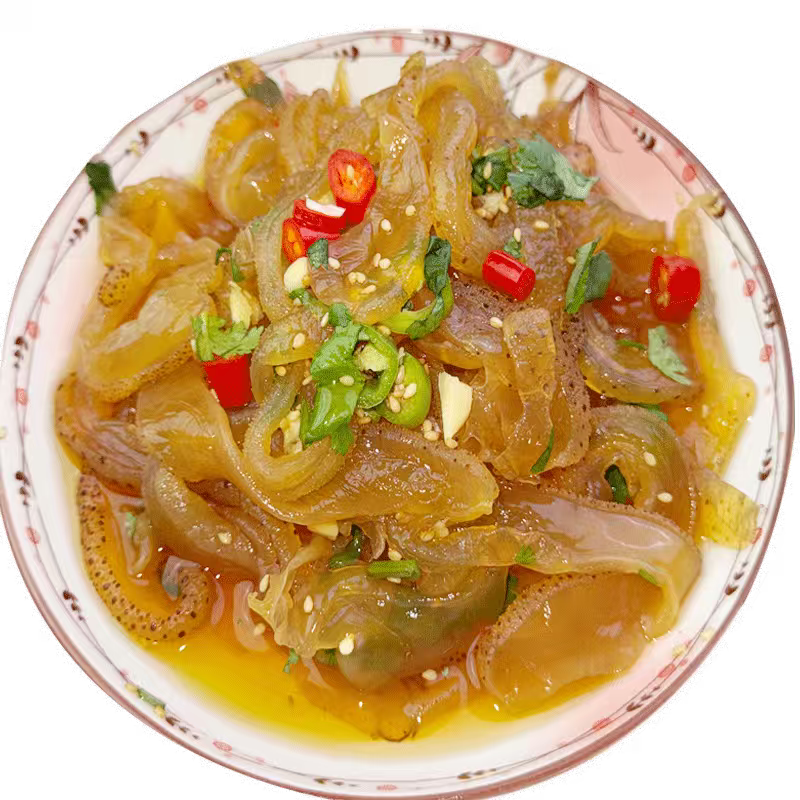 东港口味即食星星蜇现做现发鲜嫩可口支持一件代发网红带货