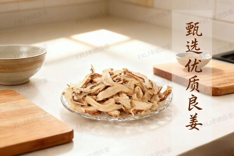 FXLJ（丰硒良姜）良姜干片广东徐闻良姜之乡色泽金黄