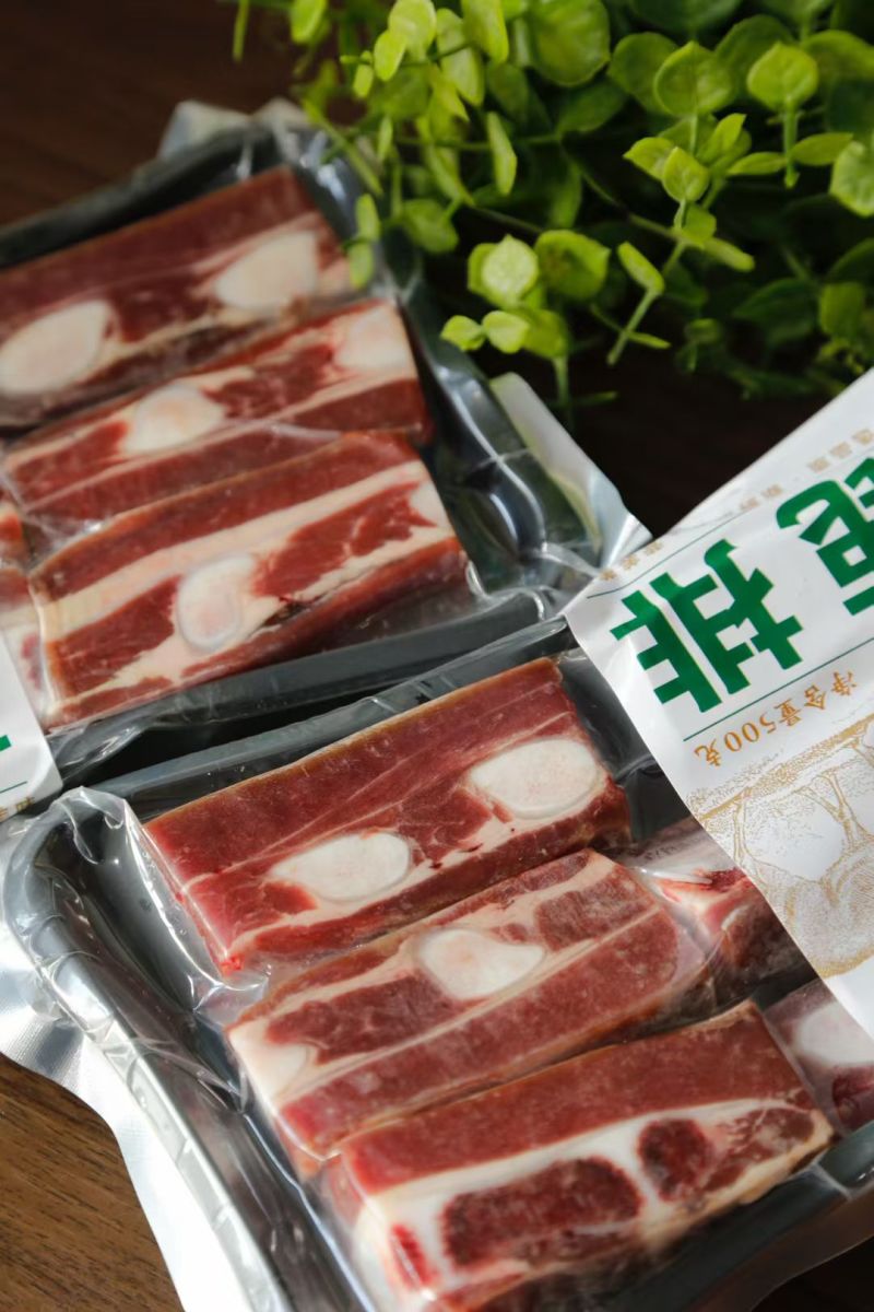鹿排骨批发切条鹿场直接发货代发货