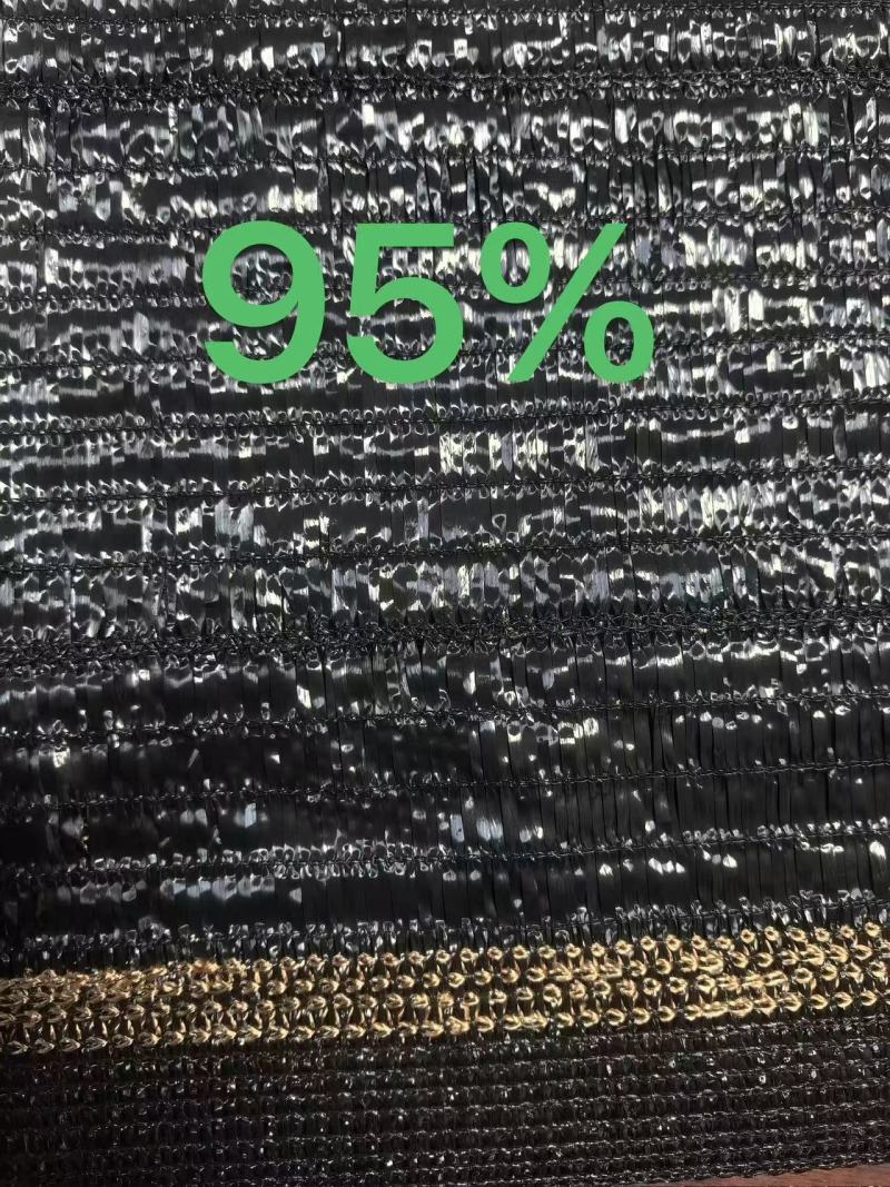 农用黑色平针遮阳网花卉蔬菜大棚果树育苗羊肚菌药材厚平织防