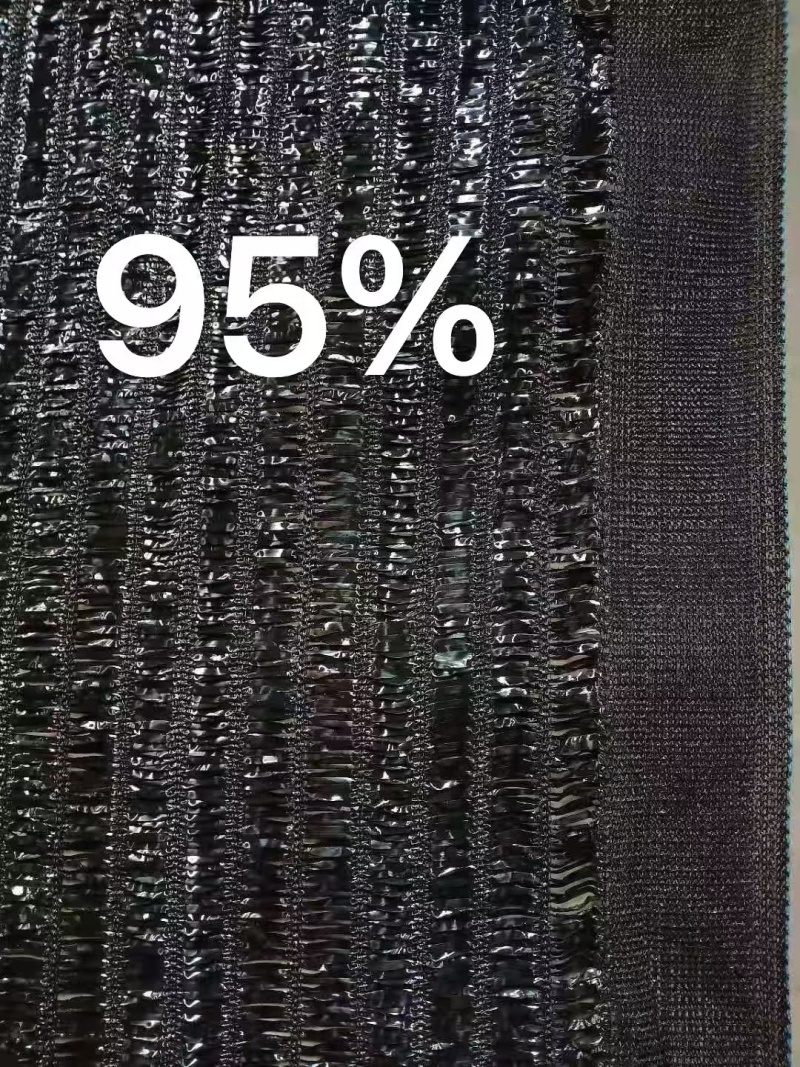 农用黑色平针遮阳网花卉蔬菜大棚果树育苗羊肚菌药材厚平织防