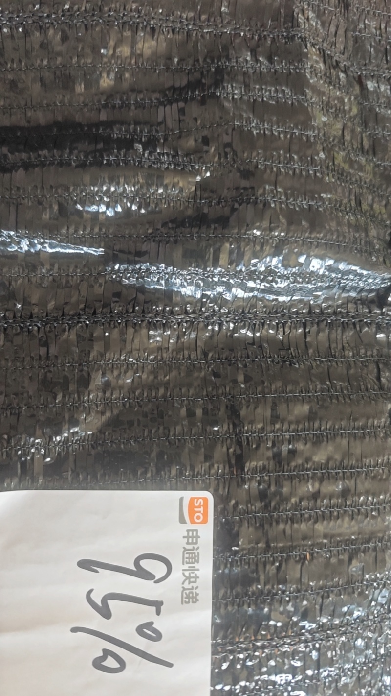农用黑色平针遮阳网花卉蔬菜大棚果树育苗羊肚菌药材厚平织防