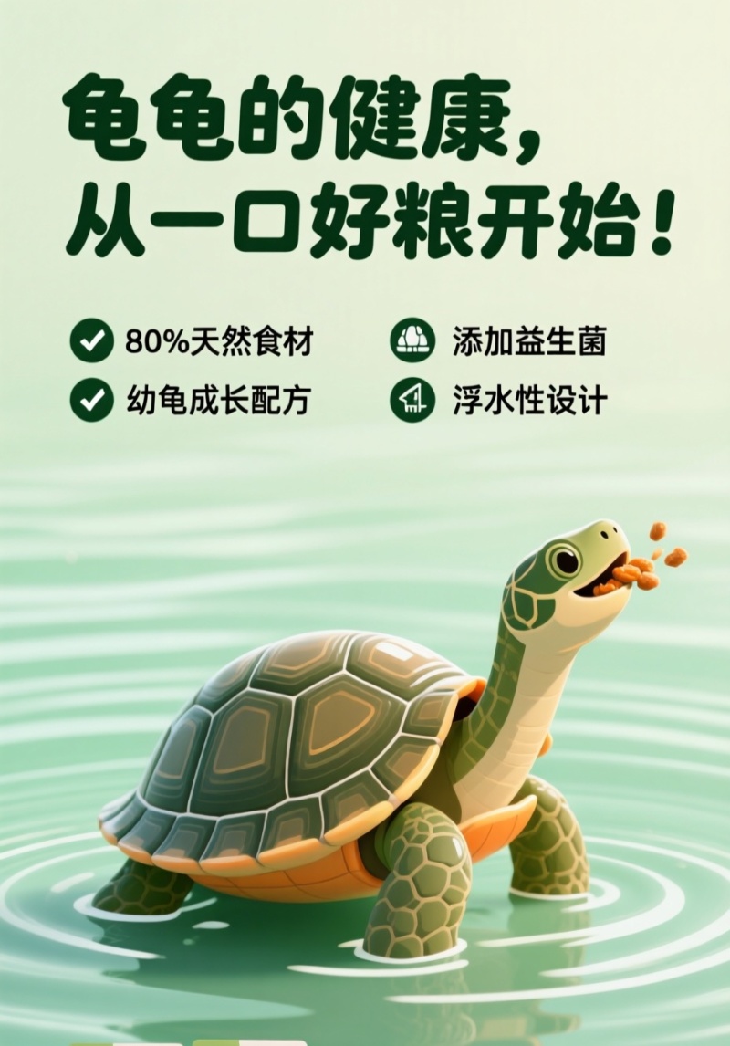 养殖场用高蛋白龟粮——科学配比营养均衡