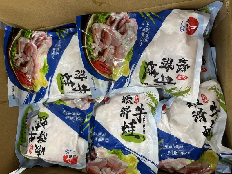 免浆牛蛙块，还原活蛙口感，干净无杂质，切块更方便