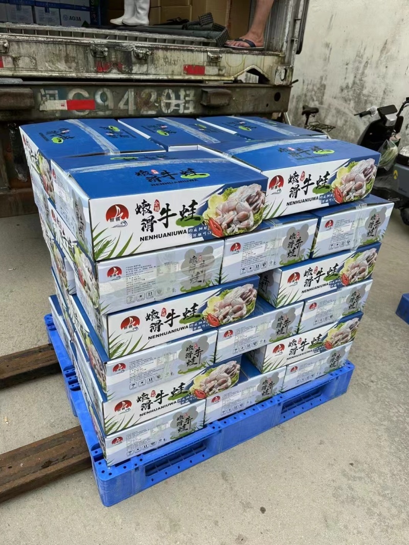 免浆牛蛙块，还原活蛙口感，干净无杂质，切块更方便
