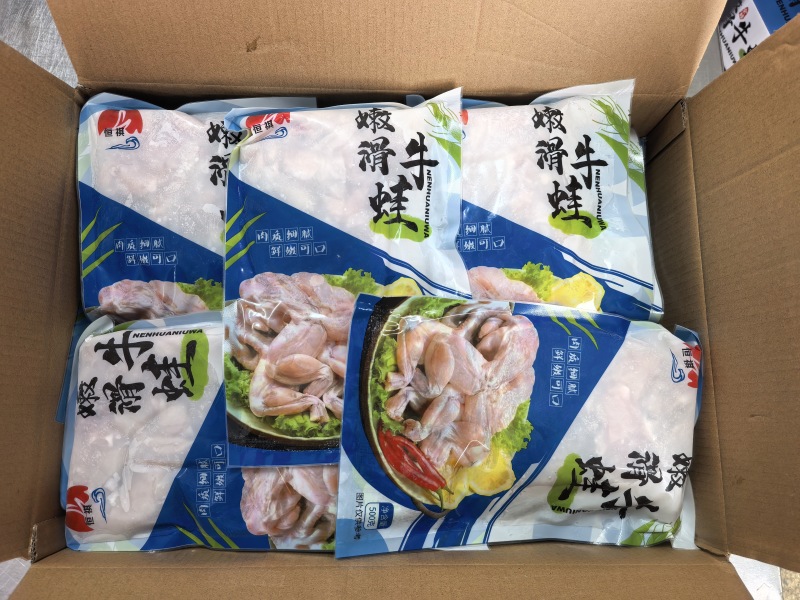 免浆牛蛙块，还原活蛙口感，干净无杂质，切块更方便