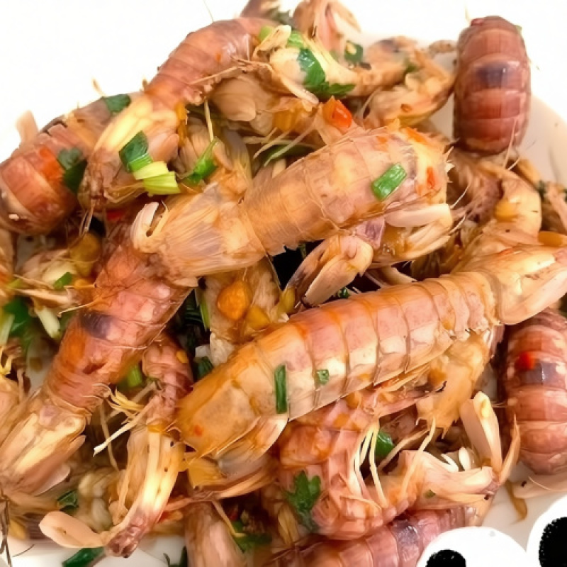 季节肥母满肉皮皮虾带膏熟冻虾爬子濑尿虾皮皮虾虾爬子虾婆虾