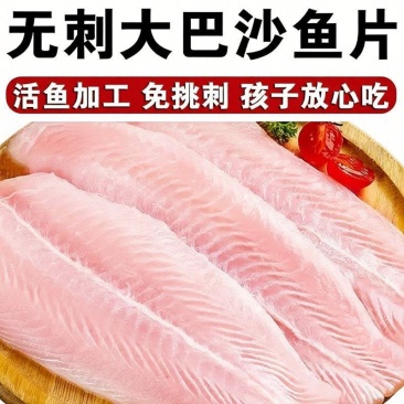 新鲜巴沙鱼片取自新鲜巴沙鱼片非龙利鱼无骨一整