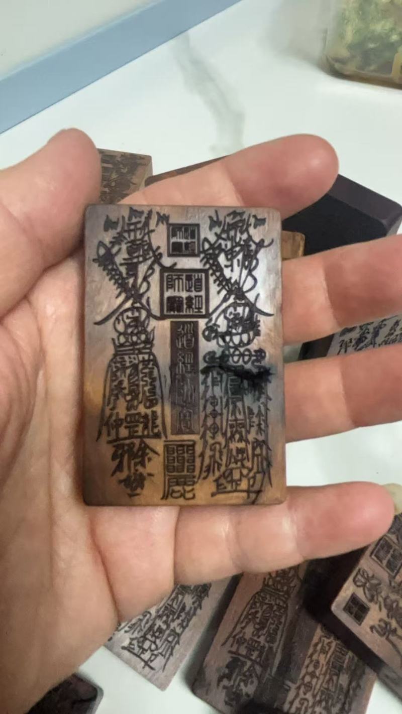 两会张道长同款雷击枣木