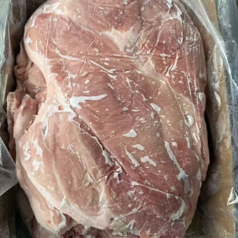 肥猪带皮后上肉