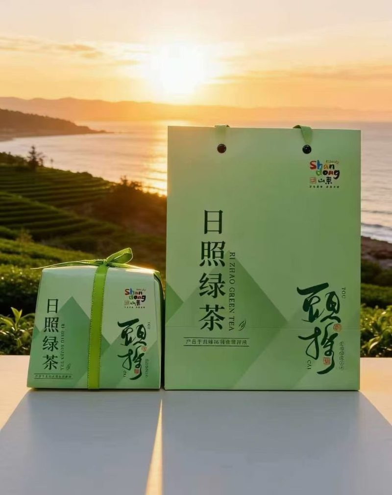 纯露天人工制作日照绿茶