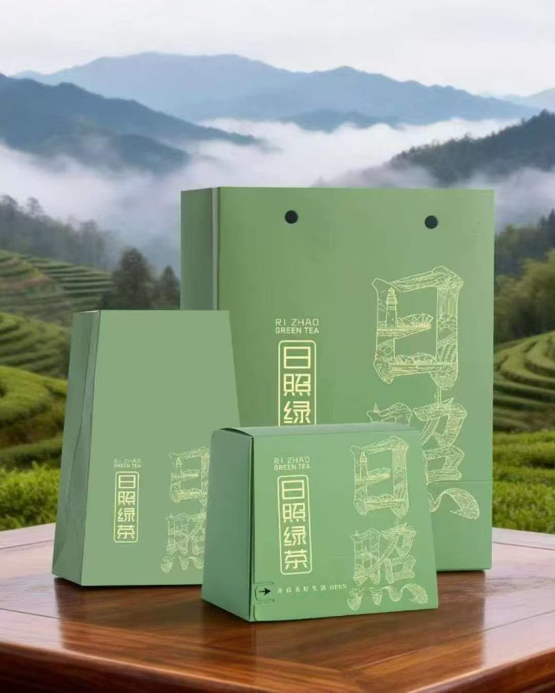 纯露天人工制作日照绿茶