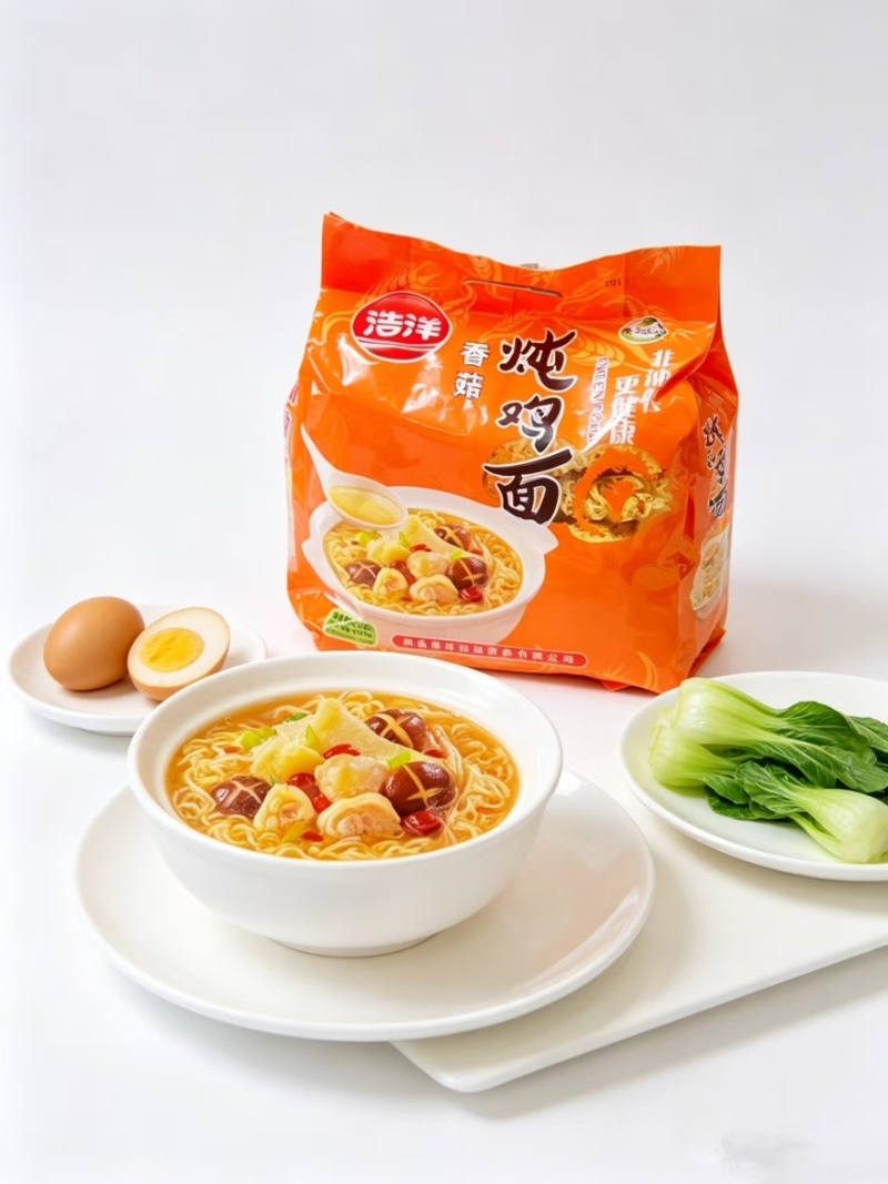 精品香菇炖鸡面产地一手货源全国发货量大价优