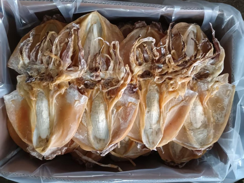 浙江半淡干4-5头东海墨鱼干深海捕捞传统晾晒无硫***