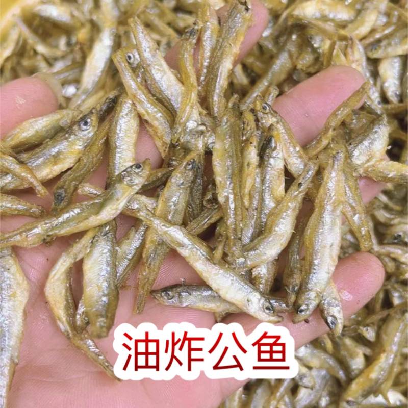 油炸公鱼地摊电商批发新疆油炸公鱼不咸不苦青海公鱼干