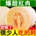 头茬现摘【白皮红肉】正宗陕西阎良红肉甜瓜香瓜蜜瓜新鲜水果