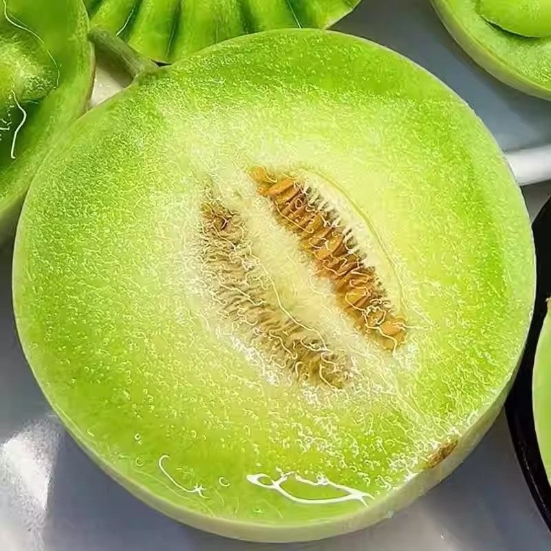 玉菇冰激凌甜瓜，电商平台发货，甜度18个糖，包售后，市场
