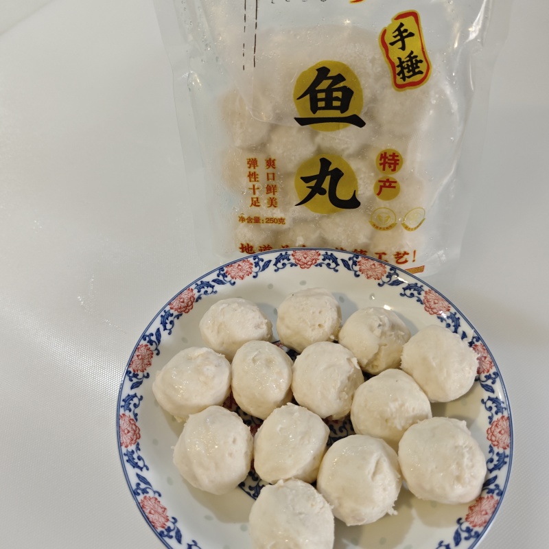 广东粤东沿海纯野生鱼肉制作的鱼丸