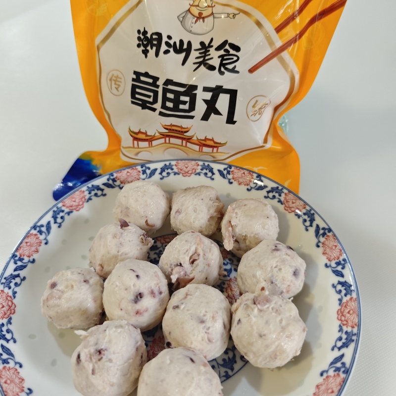 广东粤东沿海纯野生鱼肉制作的鱼丸