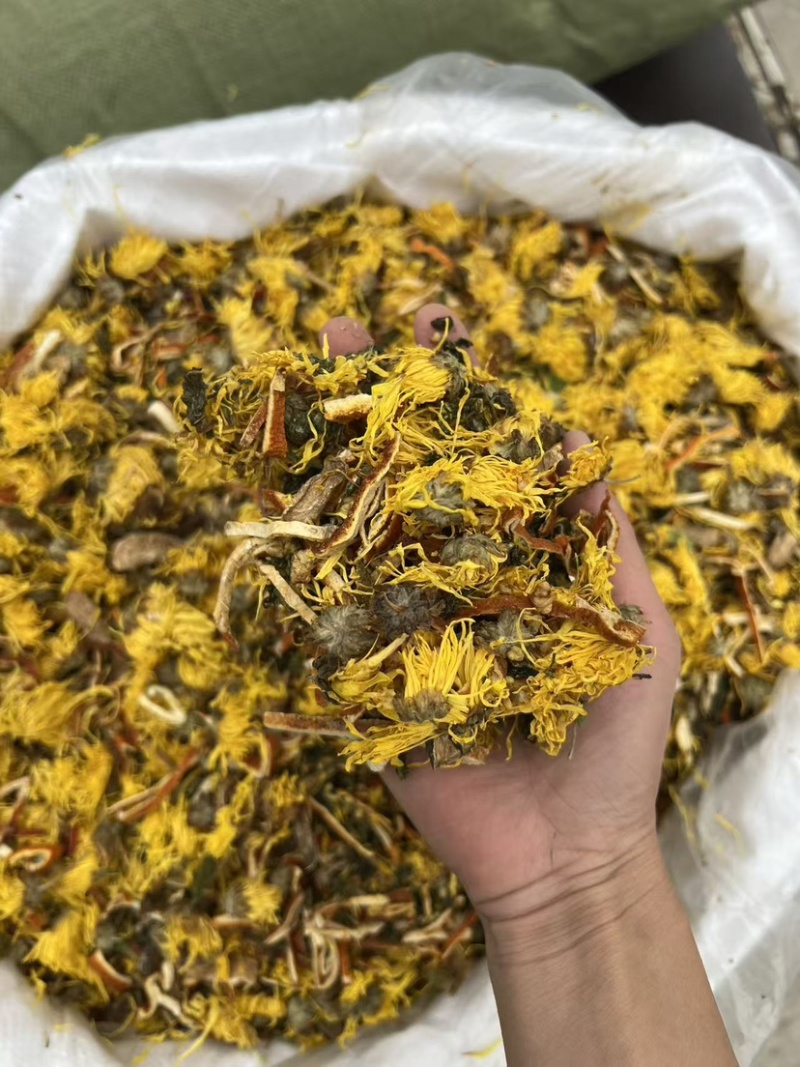 菊花茶陈皮菊花苦荞茶跑江湖地摊花茶菊花决明子茶各种花茶有