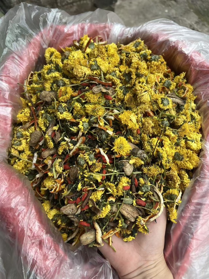 菊花茶陈皮菊花苦荞茶跑江湖地摊花茶菊花决明子茶各种花茶有