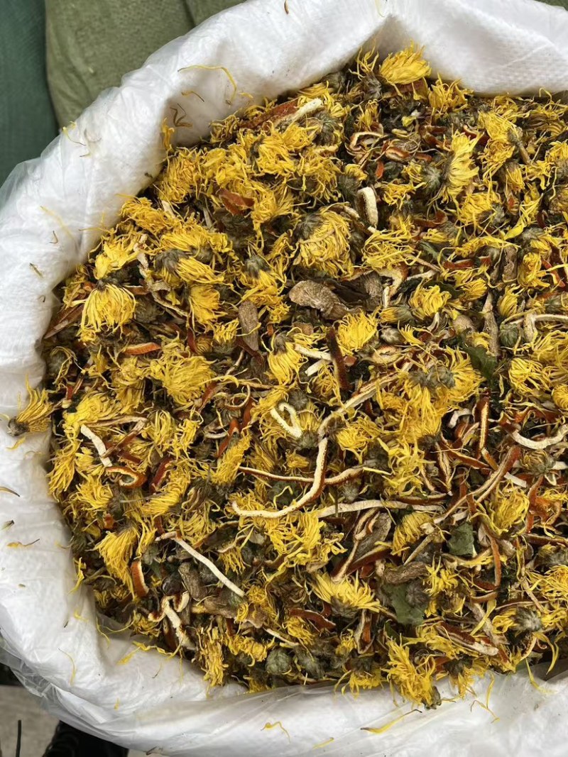 菊花茶陈皮菊花苦荞茶跑江湖地摊花茶菊花决明子茶各种花茶有