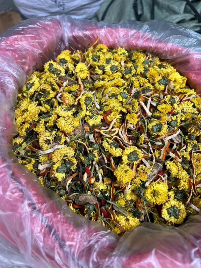 菊花茶陈皮菊花苦荞茶跑江湖地摊花茶菊花决明子茶各种花茶有