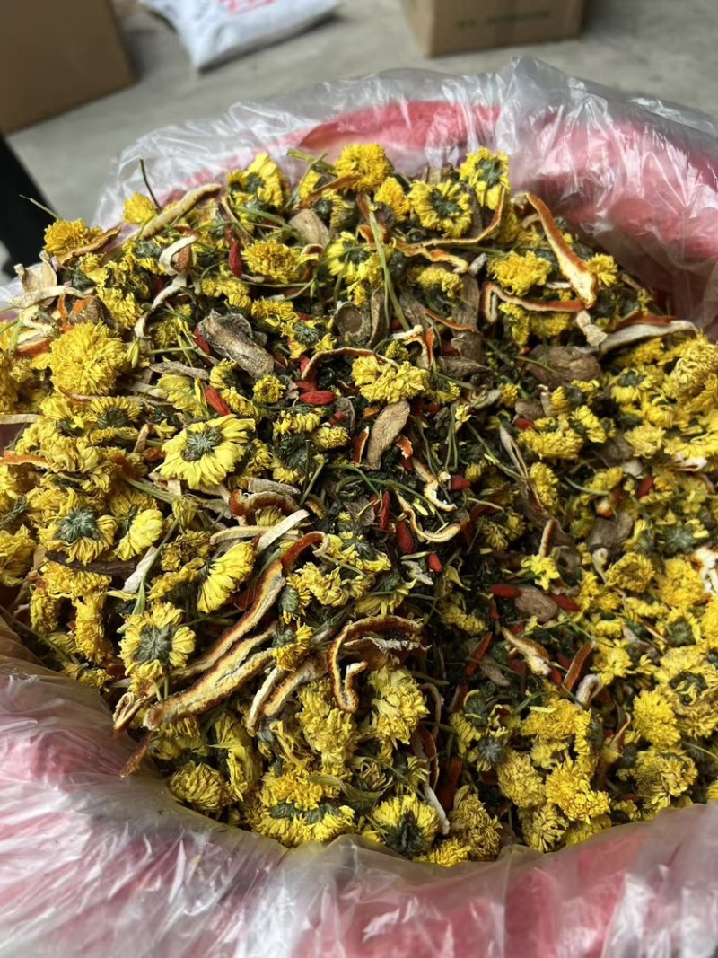 菊花茶陈皮菊花苦荞茶跑江湖地摊花茶菊花决明子茶各种花茶有
