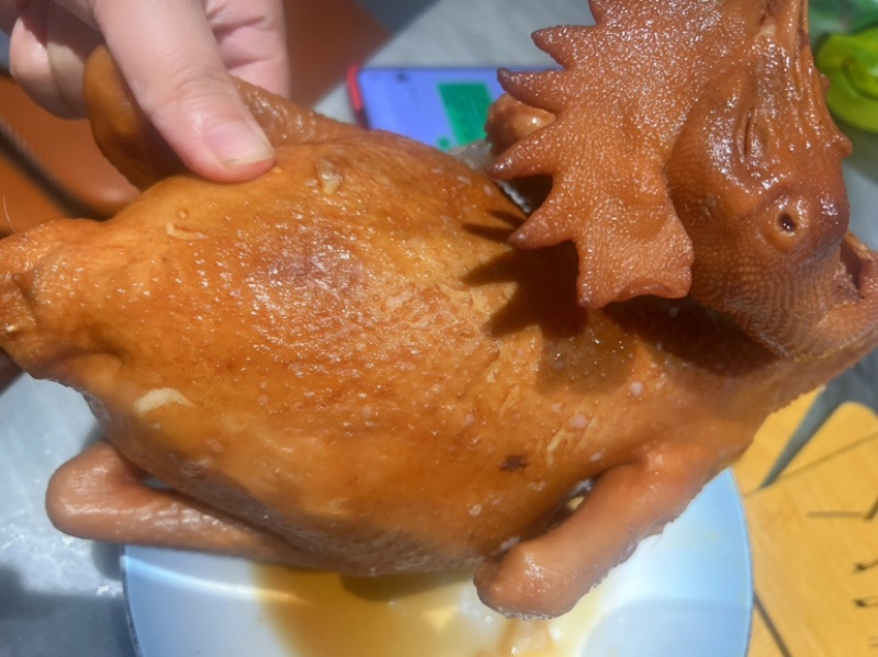 脆皮酱油鸡地摊电商批发卤水鸡老鸡脆皮酱油鸡脆皮鸡