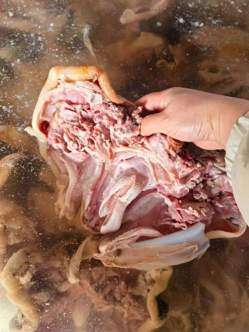 羊头肉纯手工内蒙火烧羊头肉，全熟纯干货无骨头，大量加工中