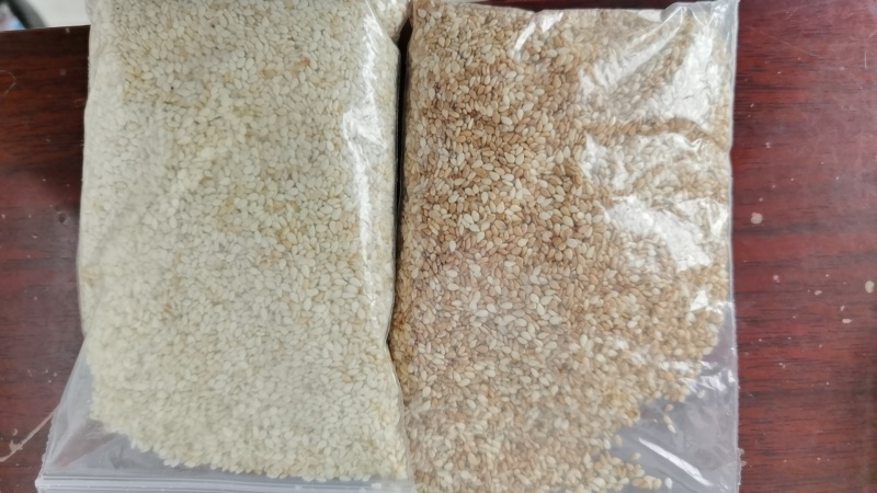 5吨熟芝麻发往上海，货量充足！
