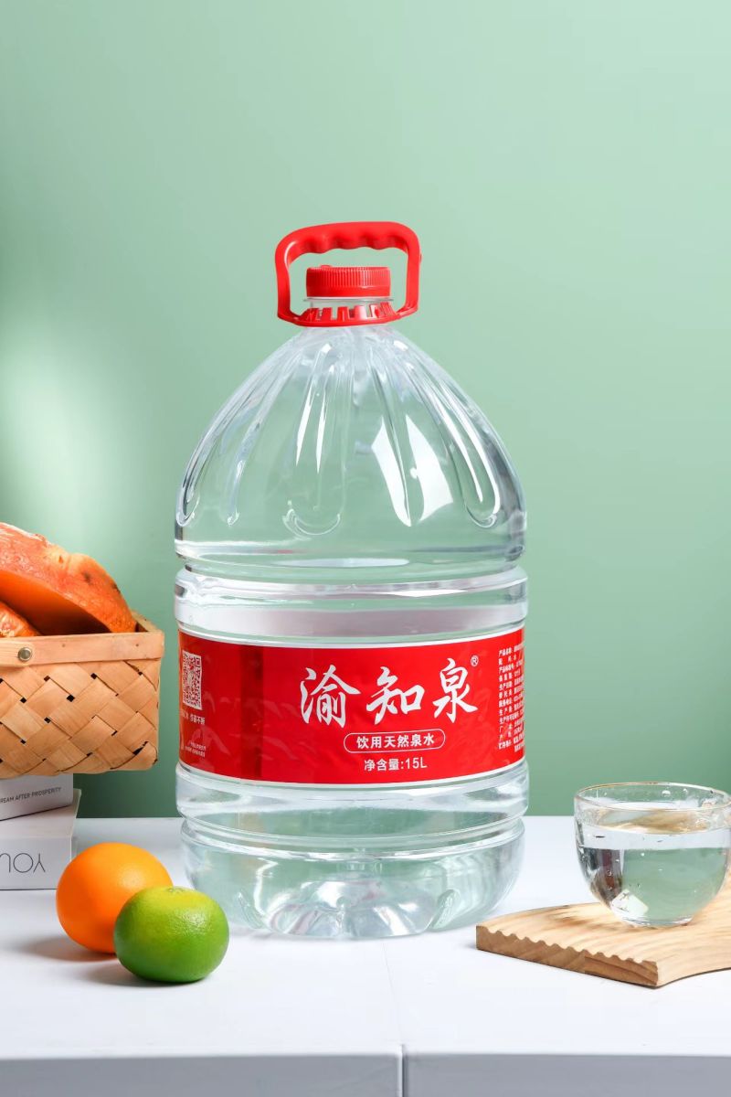 重庆渝知泉一次性桶装水免押金15L大容量桶装水