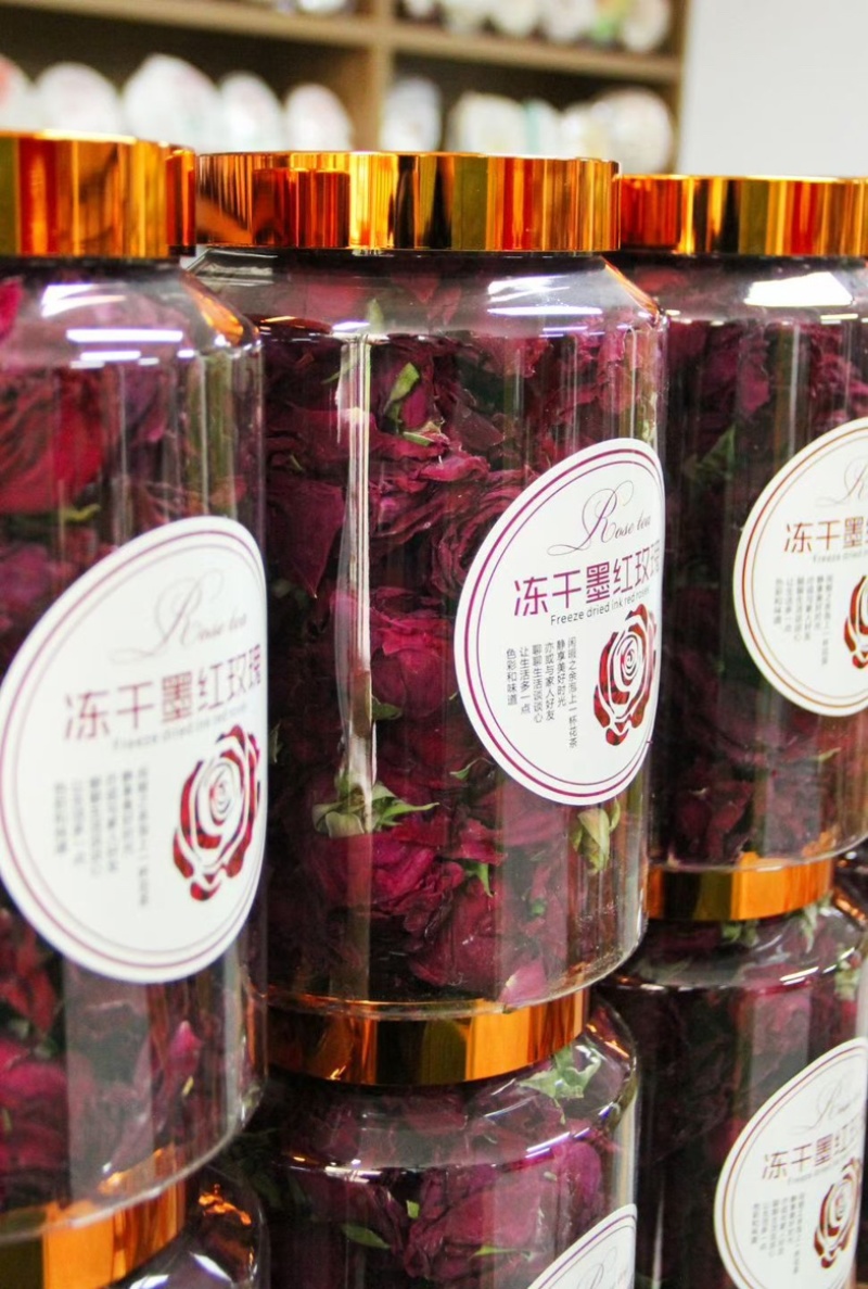 冻干玫瑰茶叶礼盒