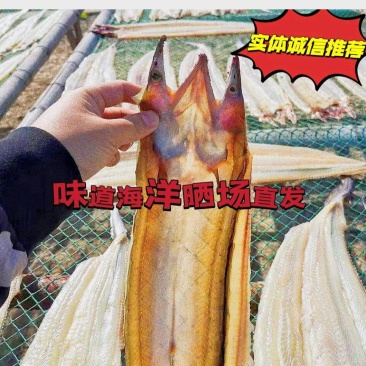 鳗鱼干山东特产甜晒鳗鱼干盐干海鳗鱼八成干晒场直发