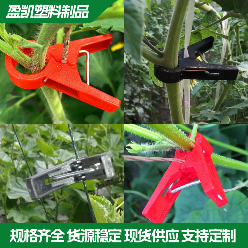 吊秧夹黄瓜夹子丝瓜大棚夹子番茄西红柿塑料夹子吊蔓夹厂价直销