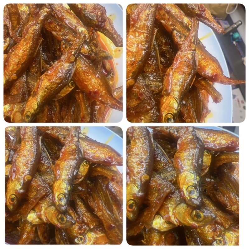 香辣开肚油炸鱼地摊电商批发香辣小鱼仔公鱼仔小河鱼干