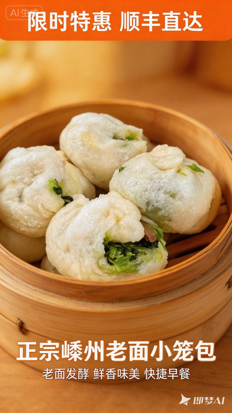 杭州小笼包老面小笼包