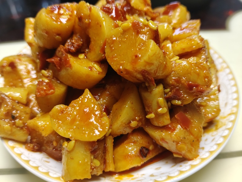 麻辣红油萝卜干