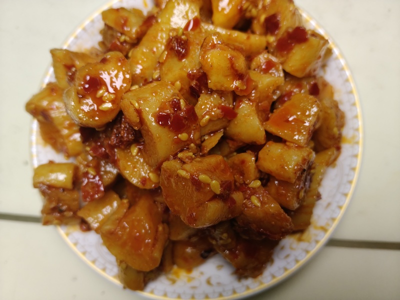 麻辣红油萝卜干