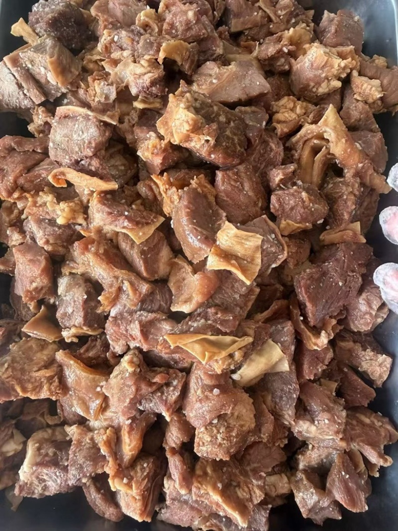 卤味卤牛肉粒全熟可接商超餐饮可视频现货供应