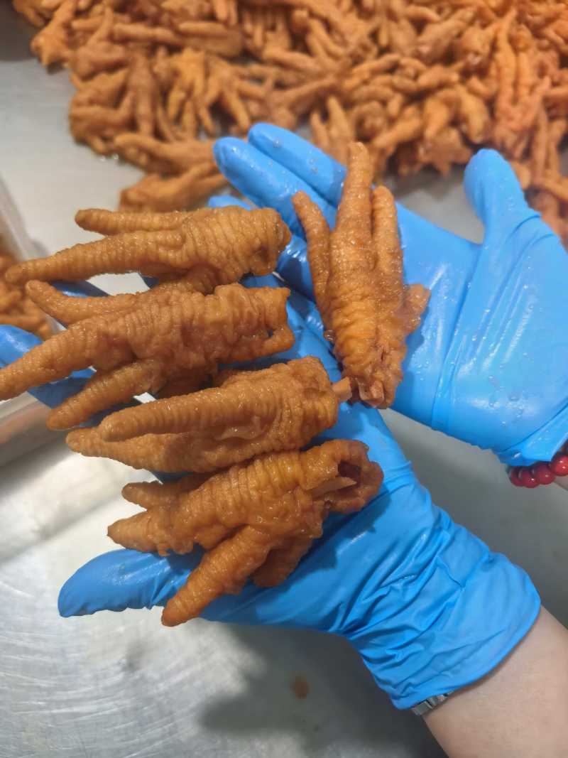冷冻虎皮凤爪长鸡爪短鸡爪冷冻商用整件1kg*10袋批发
