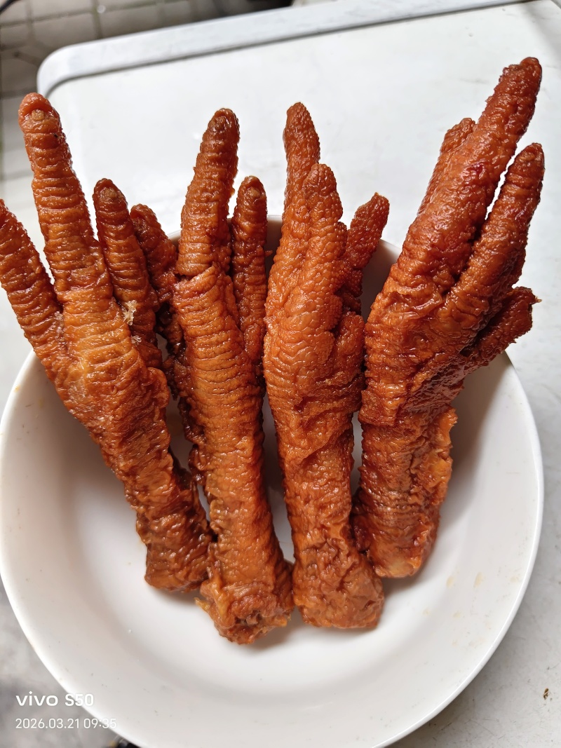 冷冻虎皮凤爪长鸡爪短鸡爪冷冻商用整件1kg*10袋批发