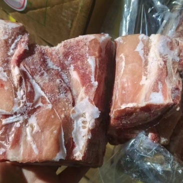 满肉猪颈骨头一箱20斤现货3吨价格不高新货