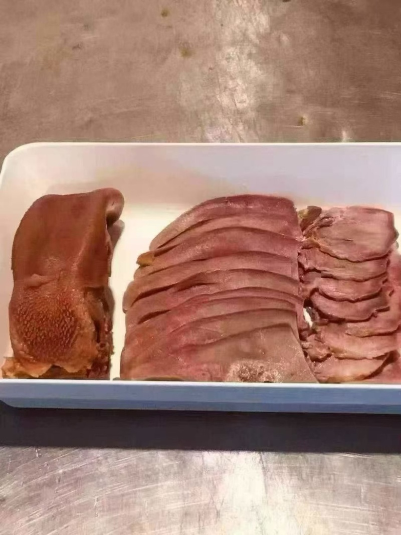 卤味猪舌头全熟可视频看货可商超餐饮现货供应