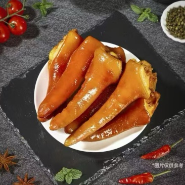 卤味全熟猪尾巴开袋即食可商超餐饮可视频看货现货供应