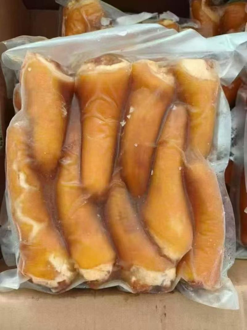 卤味全熟猪尾巴开袋即食可商超餐饮可视频看货现货供应