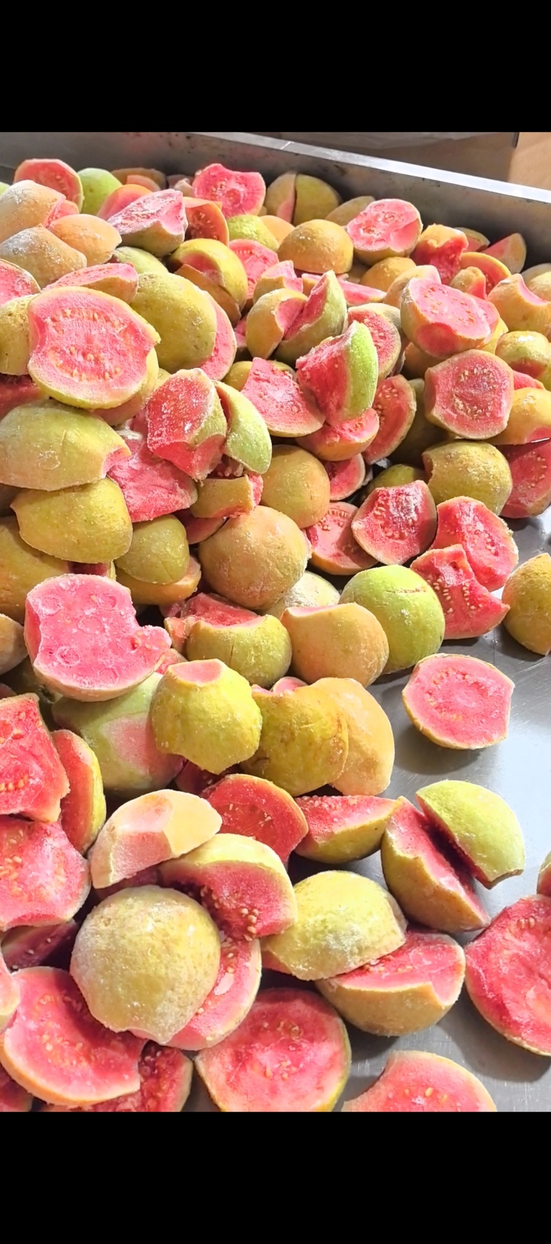 红心芭乐番石榴西瓜红切半果球茶饮原料
