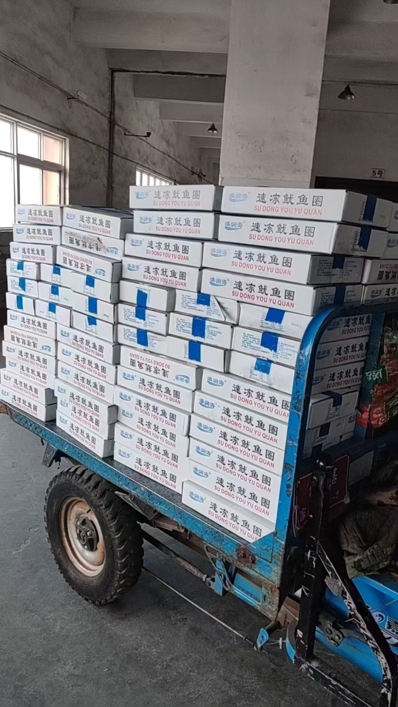 鱿鱼圈5斤干冰，大圈中圈小圈各种规格，量大质优长期走货