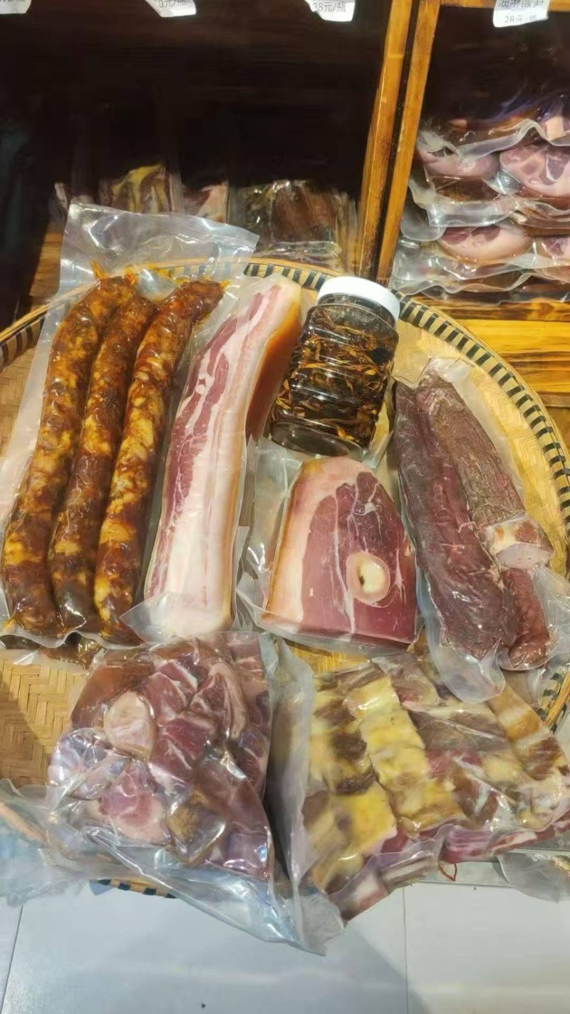 山头粮食猪腊肉